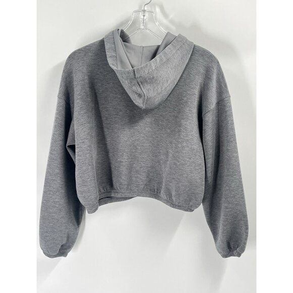Spanx AirEssentials Hoodie Sweatshirt Pullover Gray Sz M Athleisure Cozy Lux - Picture 5 of 5